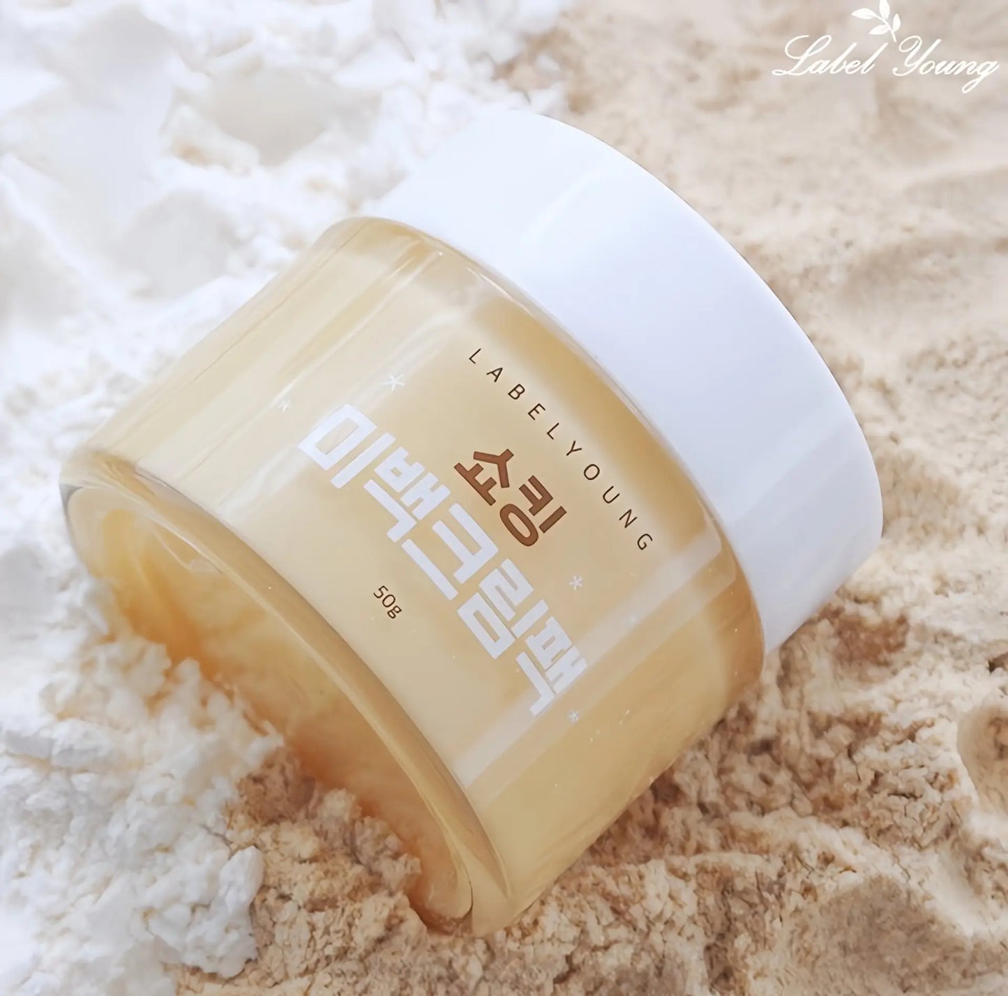 Label young shocking whitening cream pack