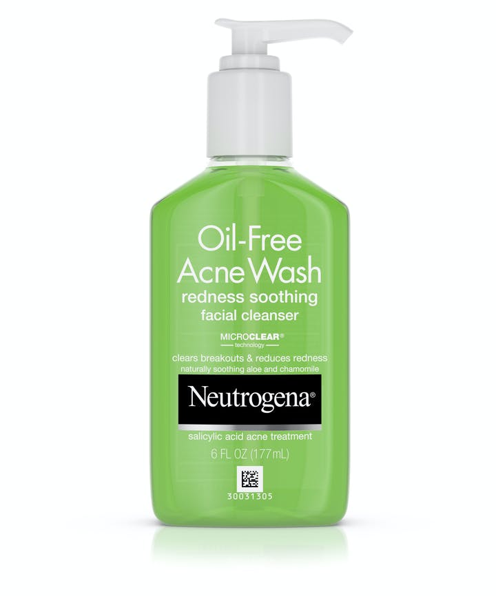 Neutrogena Oil-Free Acne Wash Redness Soothing Facial Cleanser - 177ml