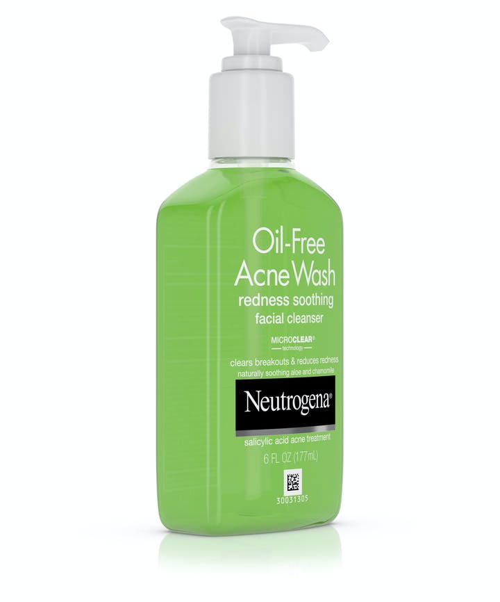 Neutrogena Oil-Free Acne Wash Redness Soothing Facial Cleanser - 177ml