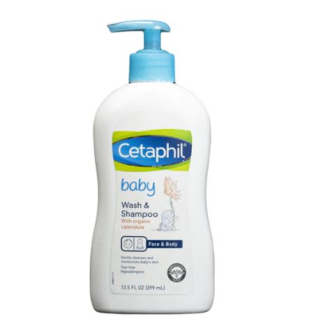 Cetaphil Baby Wash & Shampoo (Face & Body) - 399ml