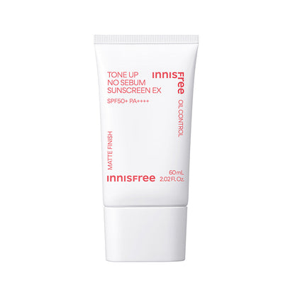 Innisfree Tone Up No Sebum Sunscreen Ex SPF50+ PA+++ 60ml