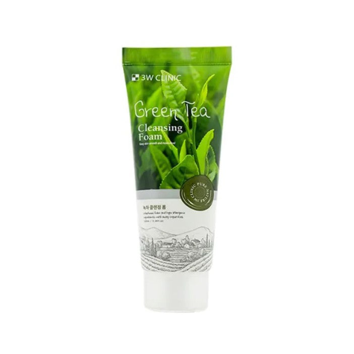 3W Clinic Green Tea Cleansing Foam 100ml