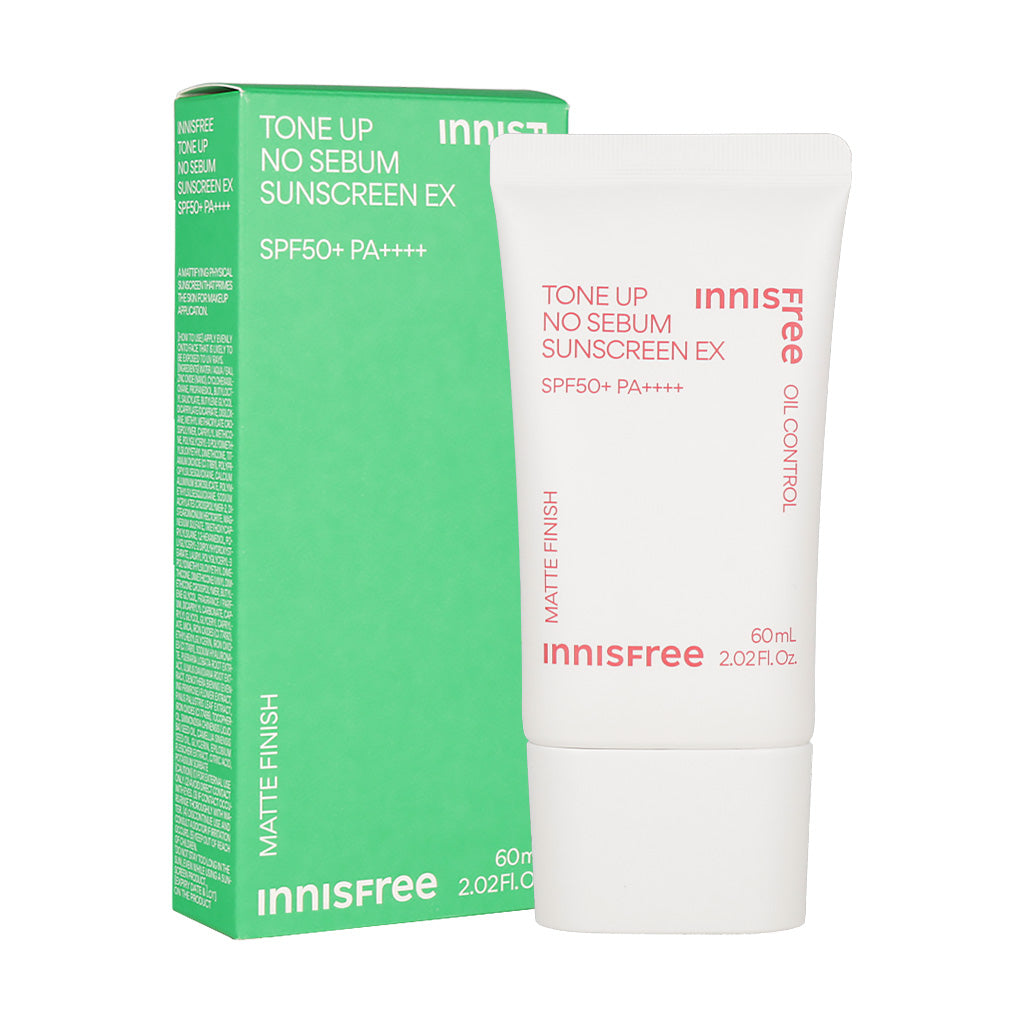 Innisfree Tone Up No Sebum Sunscreen Ex SPF50+ PA+++ 60ml