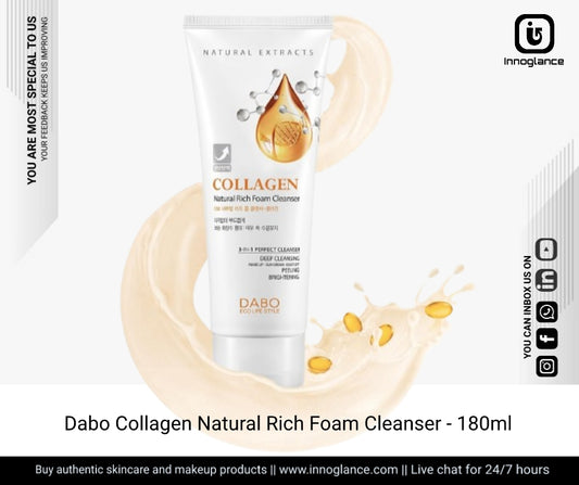 Dabo Collagen Natural Rich Foam Cleanser - 180ml