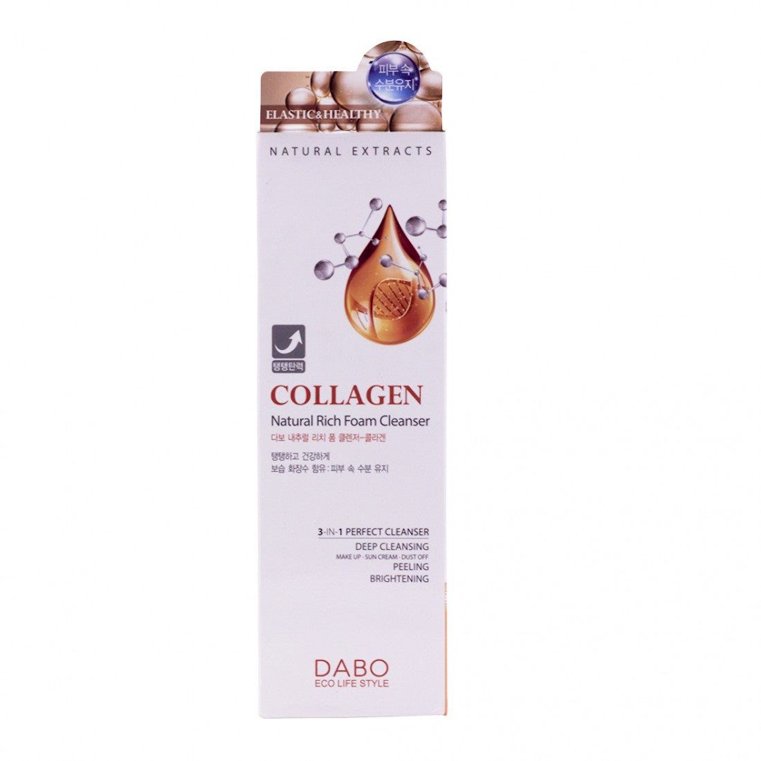 Dabo Collagen Natural Rich Foam Cleanser - 180ml