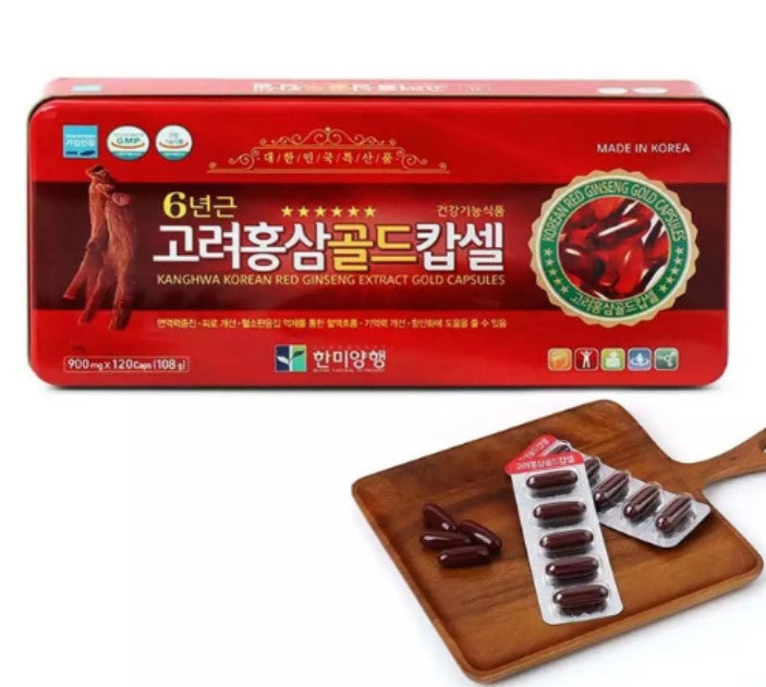 Kanghwa Korean Red Ginseng Gold Capsules