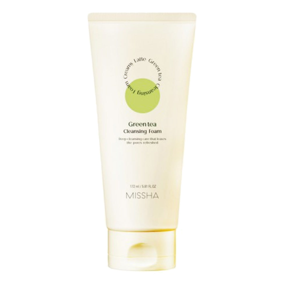 Missha Creamy Latte Green Tea Cleansing Foam 172ml