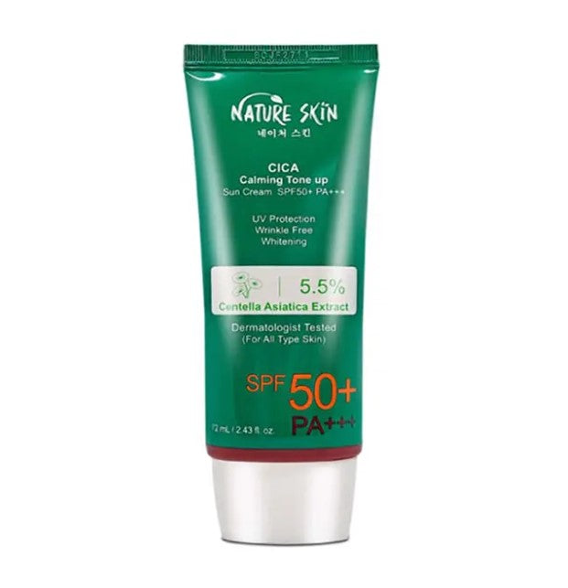 Nature Skin CICA Calming Tone Up Sun Cream SPF50+ PA++ 72ml