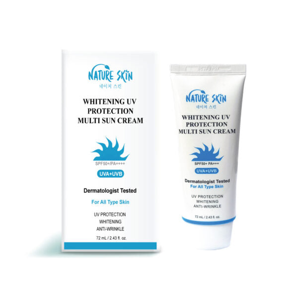 Nature Skin Whitening UV Protection Multi Sun Cream Spf50+ PA+++ 72ml