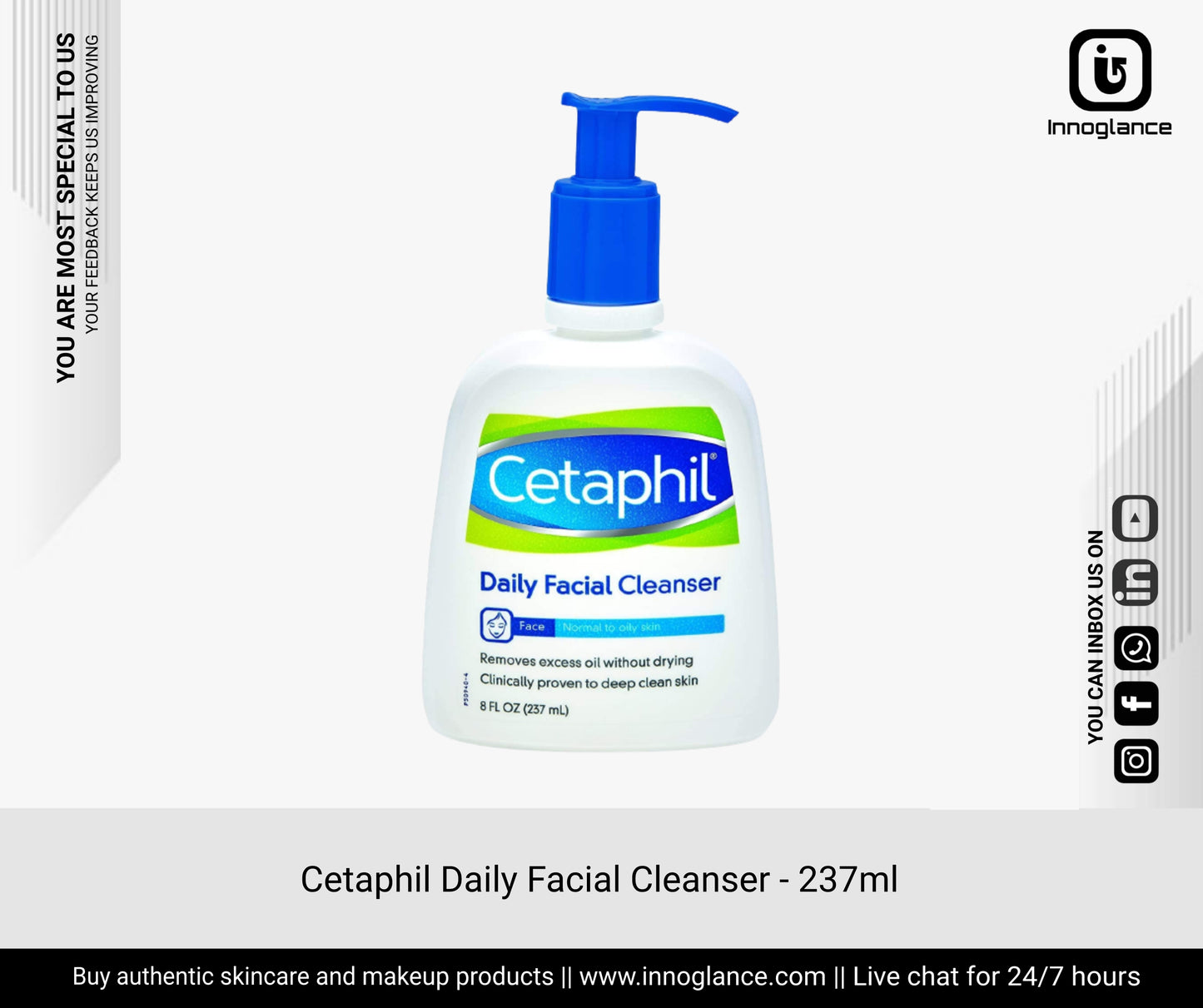 Cetaphil Skincare | Cetaphil Daily Facial Cleanser - 237ml