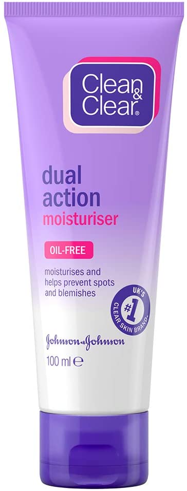 Clean & Clear Dual Action Moisturiser - 100ml