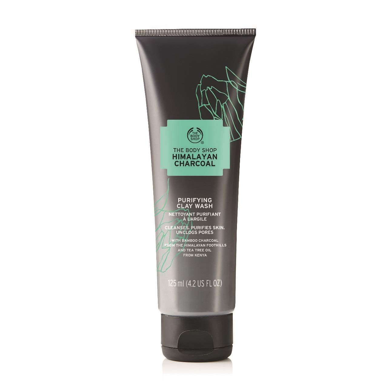 The Body Shop Himalayan Charcoal Purifying Clay Wash - 125ml