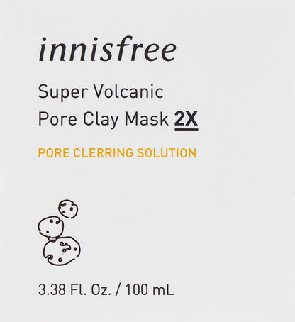 Innisfree Super Volcanic Pore Clay Mask 2X - 100ml