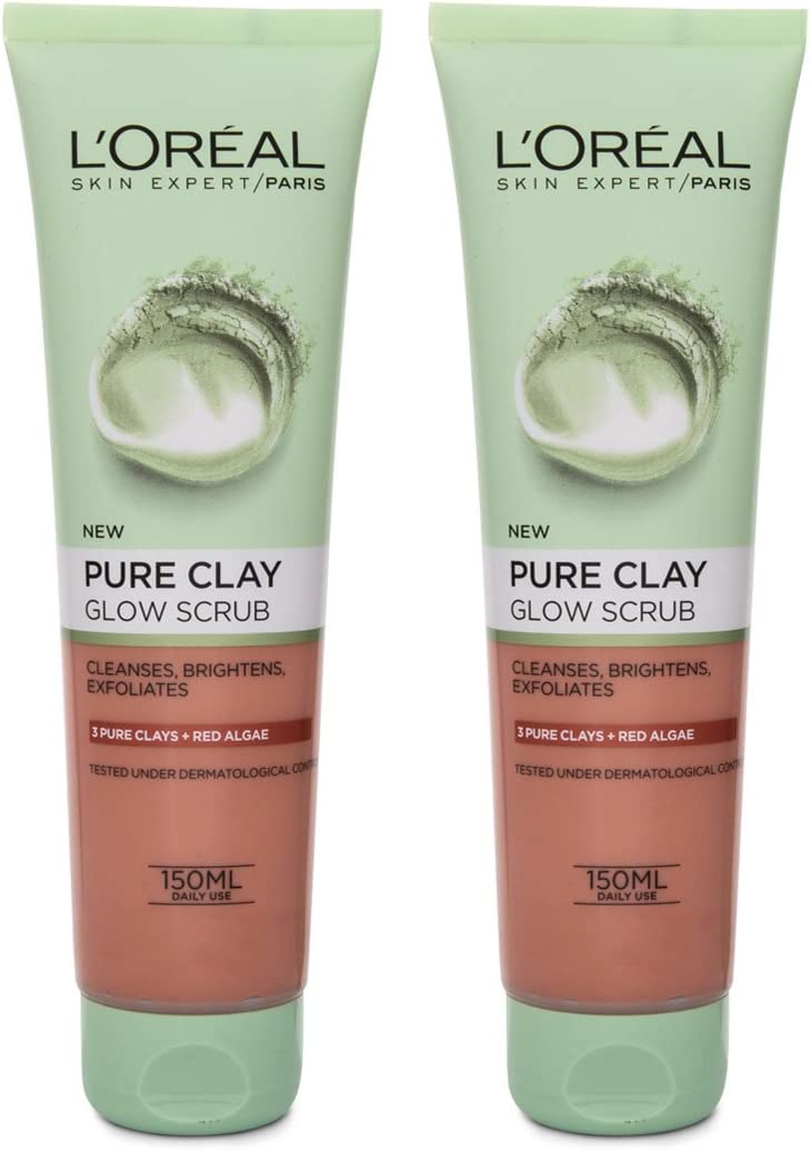 L'Oreal Pure Clay Glow Scrub - 150ml