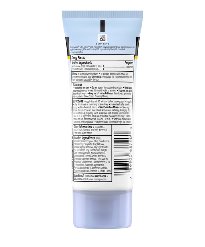 Neutrogena Ultra Sheer Dry-Touch Sunscreen Broad Spectrum SPF 55 (88ml)