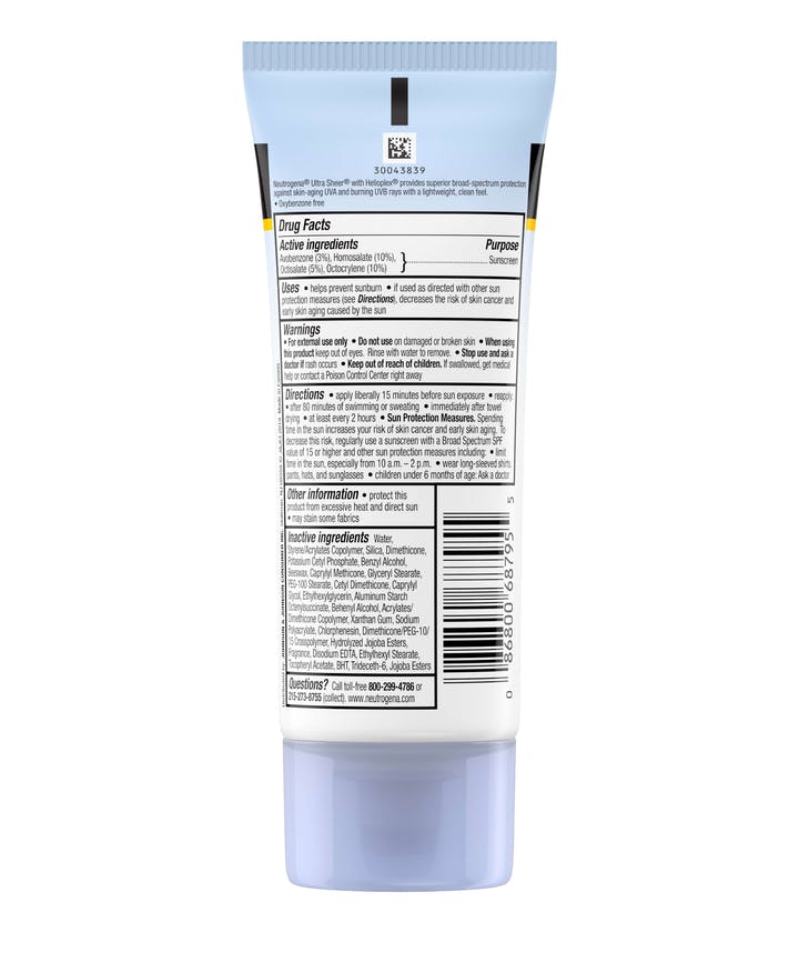 Neutrogena Ultra Sheer Dry-Touch Sunscreen Broad Spectrum SPF 45 (88ml)