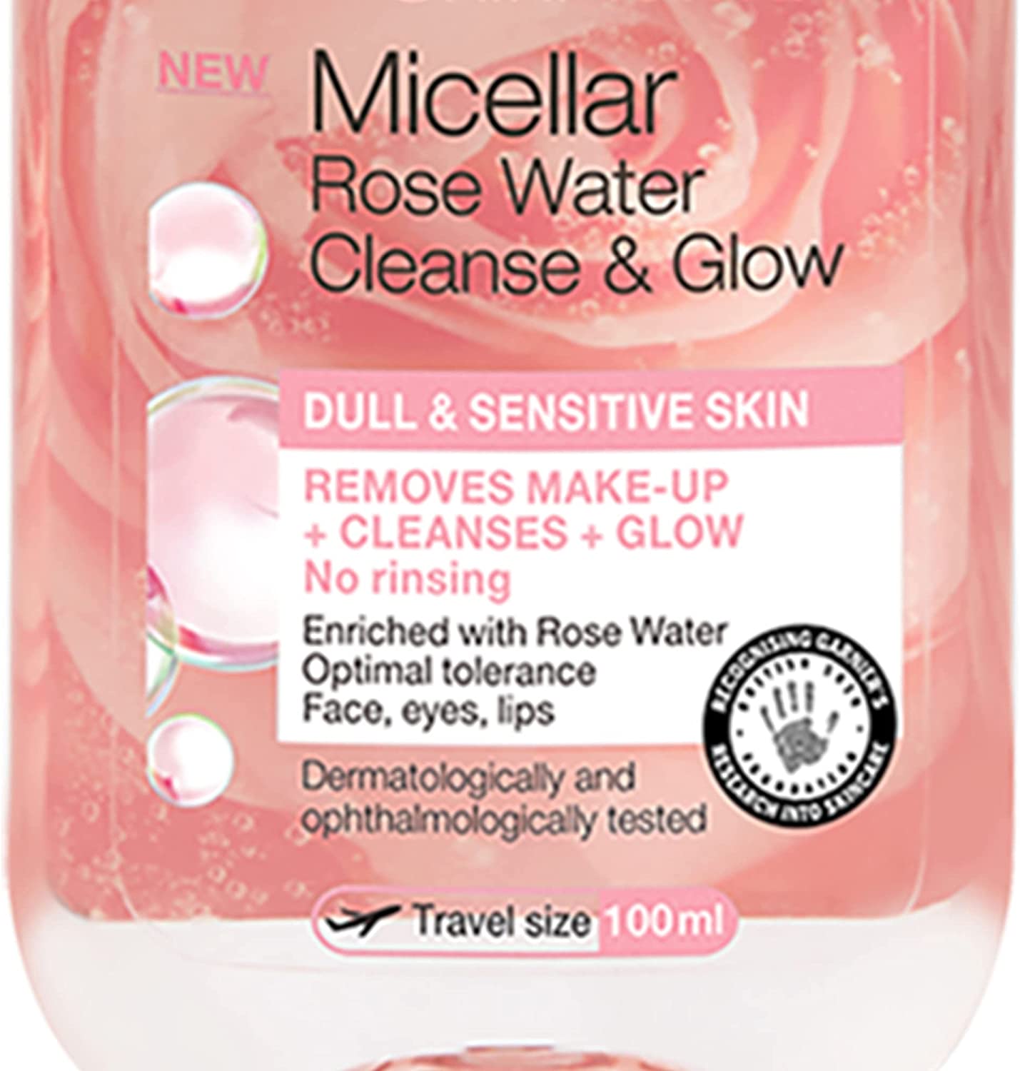 Garnier Micellar Rose Water Cleanse & Glow - 100ml