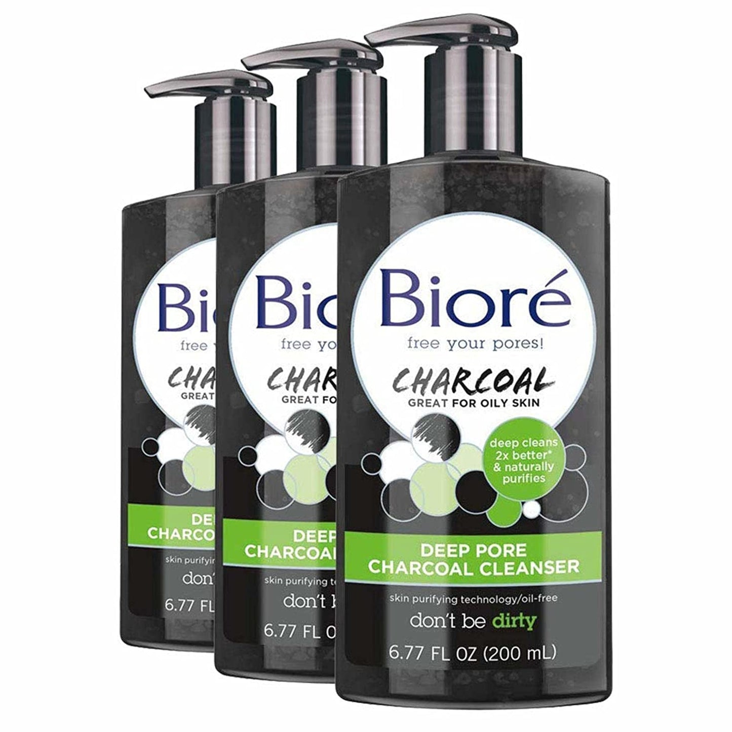 Biore Deep Pore Charcoal Cleanser 200ml