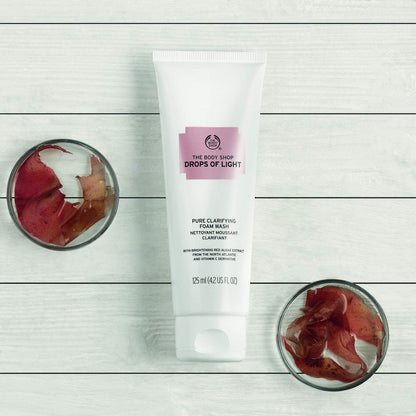 The Body Shop Drops Of Light Pure Clarifying Foam Wash - 125ml