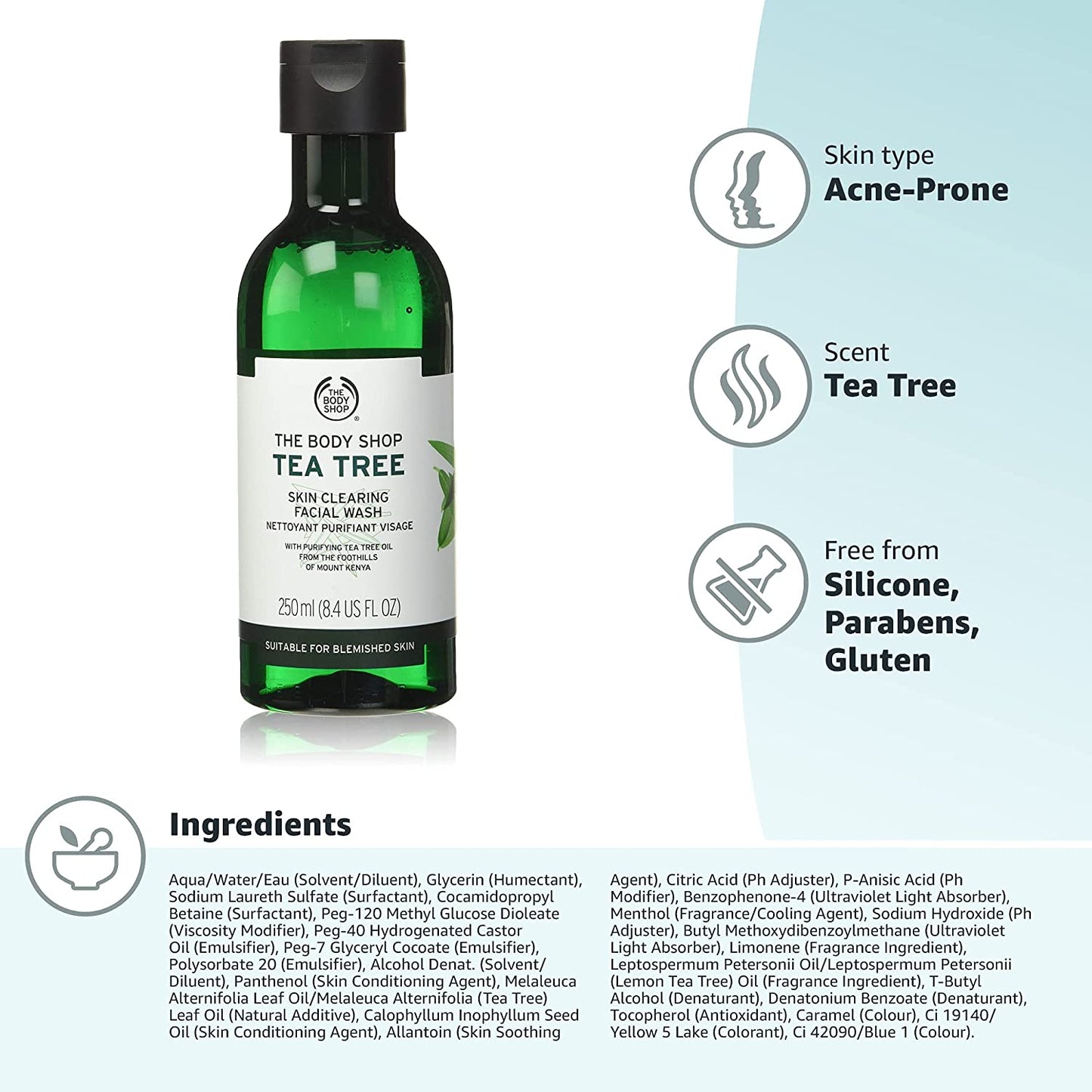 The Body Shop Tea Tree Skin Clearing Facial Wash - 250ml