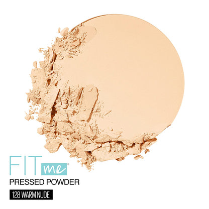 Maybelline Fit Me Matte+Poreless Pressed Powder - Warm Nude 128