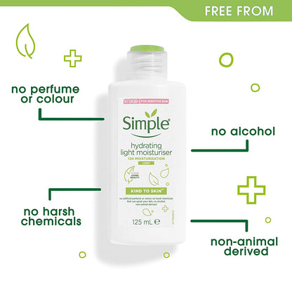 Simple Kind to Skin Hydrating Light Moisturiser - 125ml