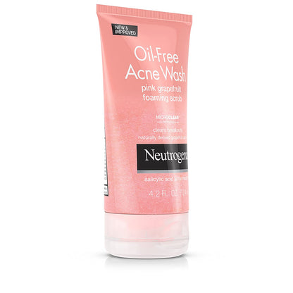 Neutrogena Oil-Free Acne Wash Pink Grapefruit Facial Scrub - 124ml