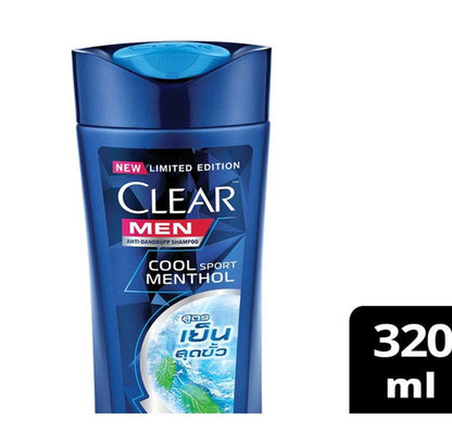 Clear Men Anti- Dandruff Shampoo (Cool Sport Menthol) - 320ml