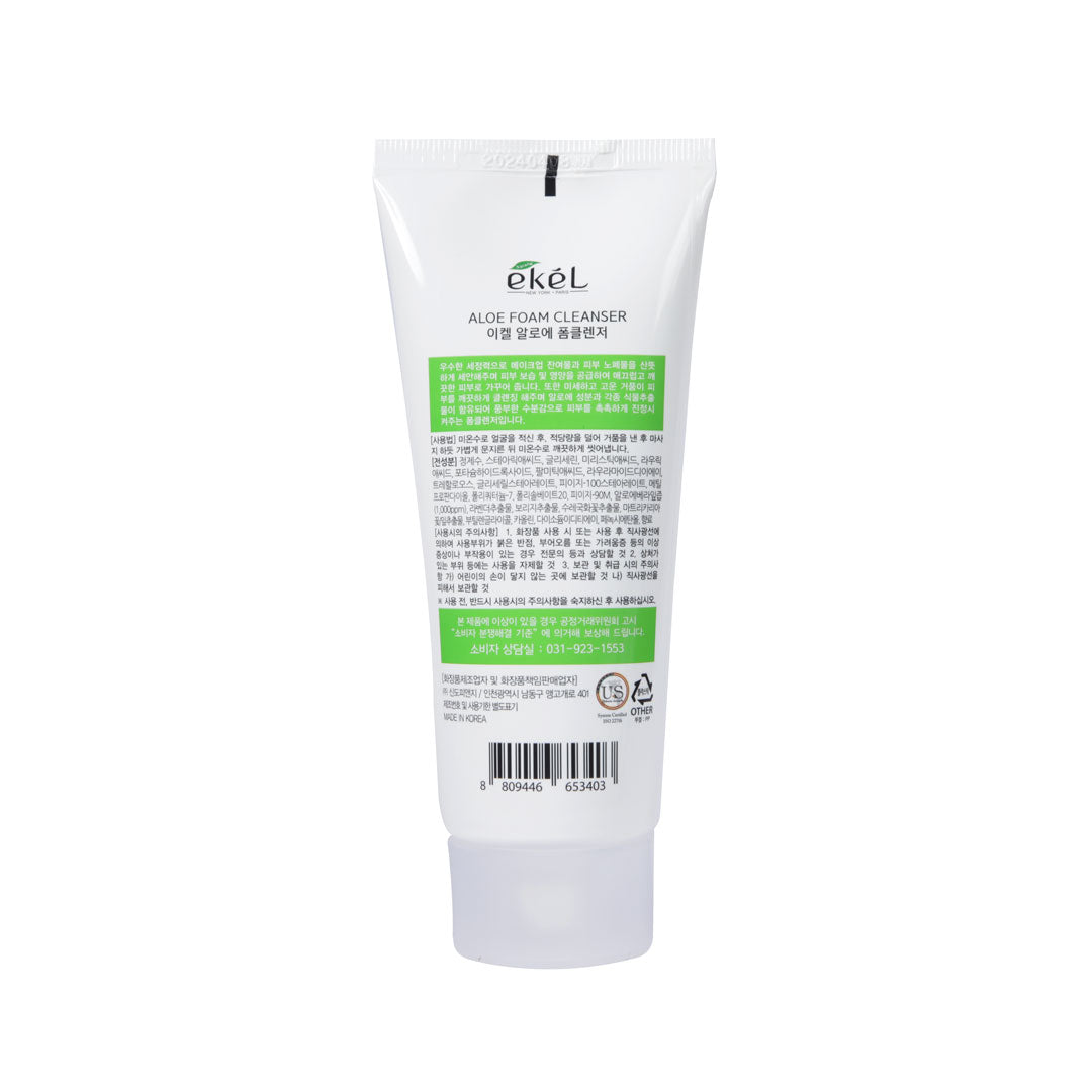 Ekel Aloe Foam Cleanser - 100ml