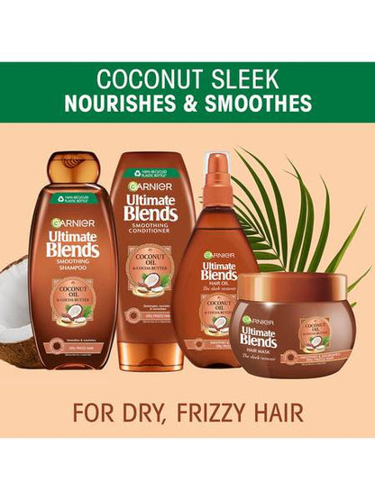 Garnier Ultimate Blends Coconut Oil & Cocoa Butter Smoothing Shampoo - 360ml