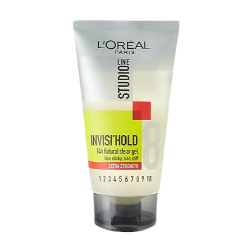 Loreal Studio Line Invisible Hold Extra Strength 8 Clear Hair Gel - 150ml