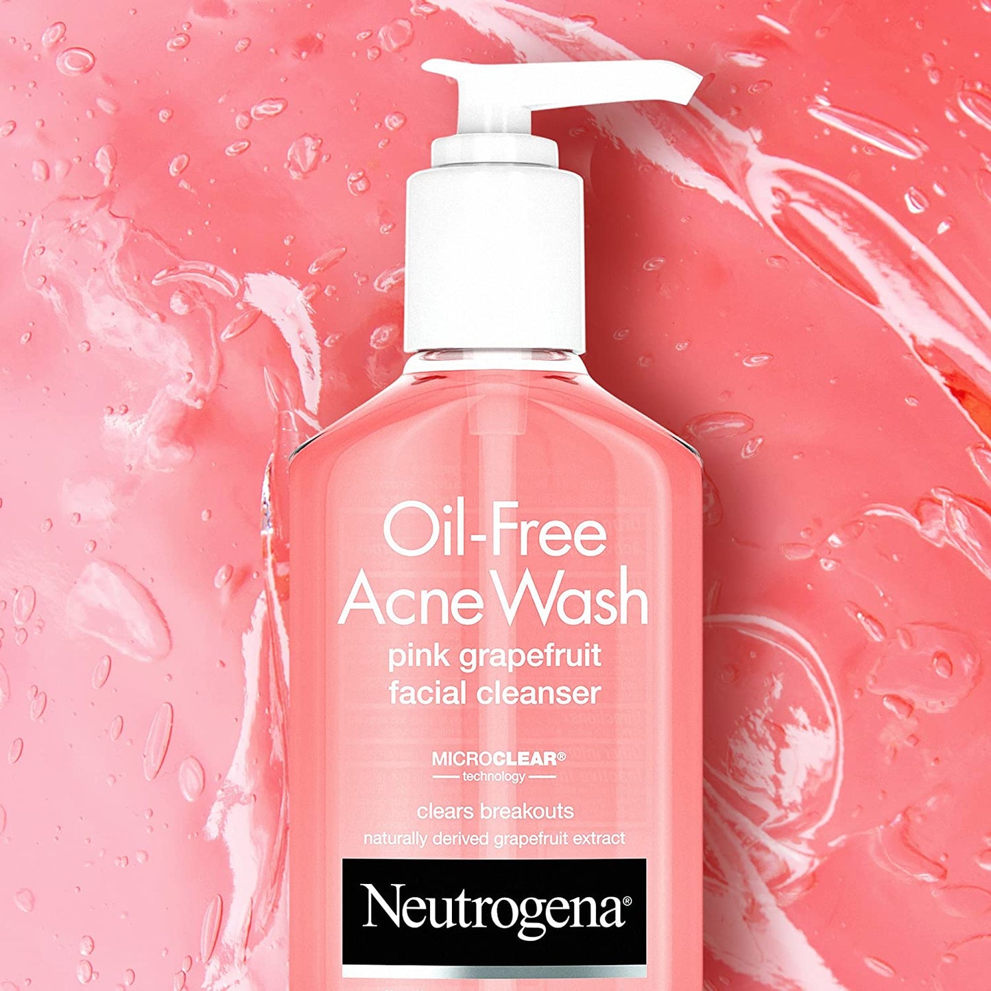 Neutrogena Oil-Free Acne Wash Pink Grapefruit Facial Cleanser