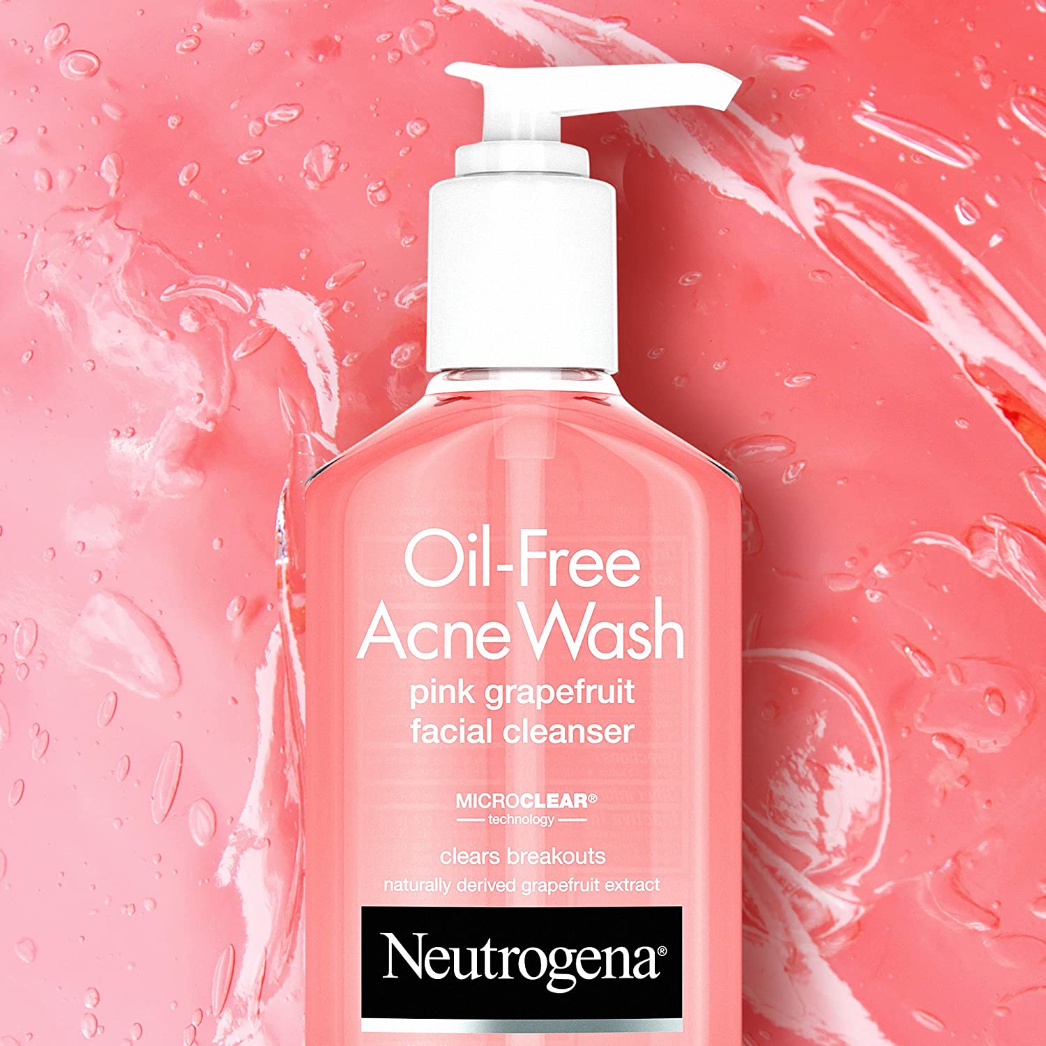 Neutrogena Oil-Free Acne Wash Pink Grapefruit Facial Cleanser