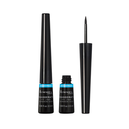 Rimmel London Exaggerate Waterproof Liquid Eyeliner - 003 Black