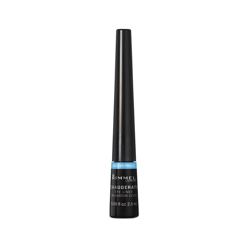 Rimmel London Exaggerate Waterproof Liquid Eyeliner - 003 Black