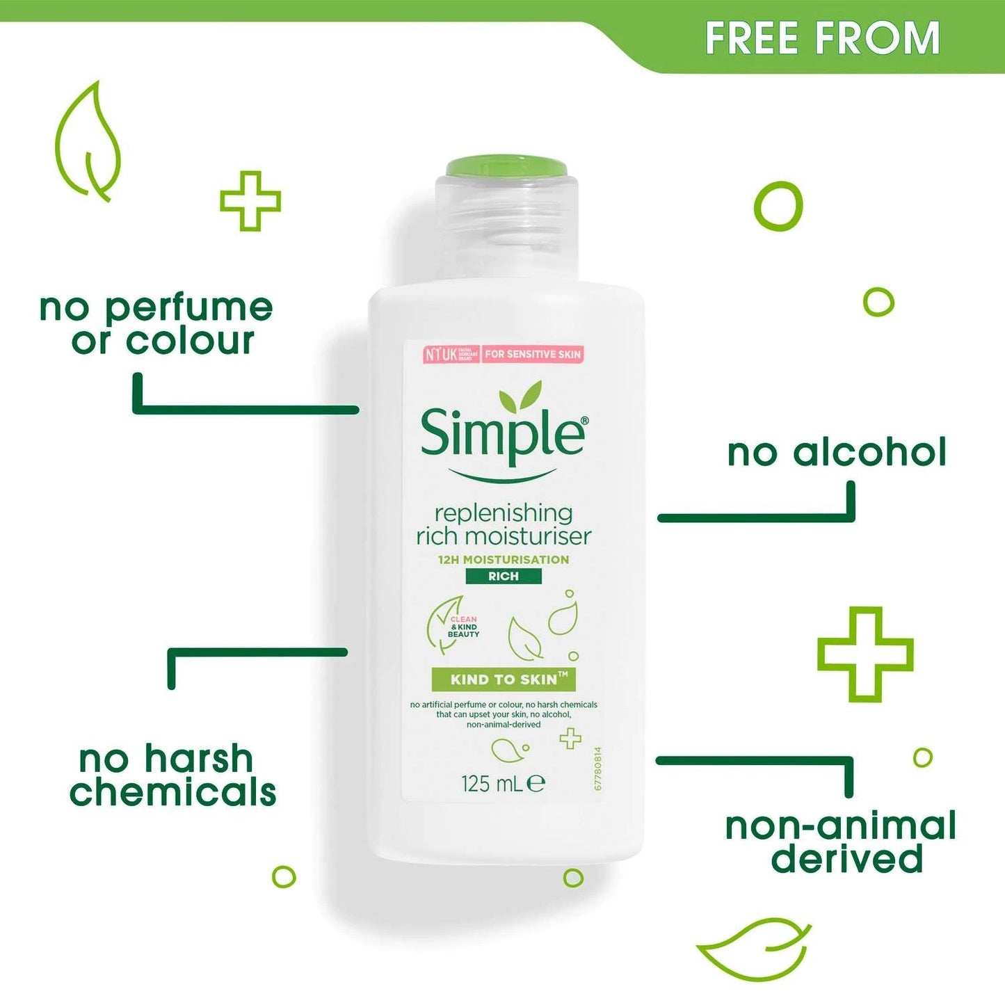 Simple Kind To Skin Replenishing Rich Moisturiser - 125ml