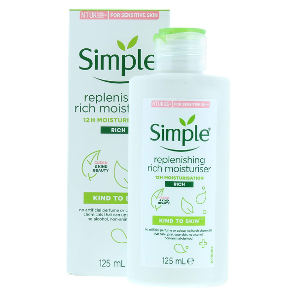 Simple Kind To Skin Replenishing Rich Moisturiser - 125ml