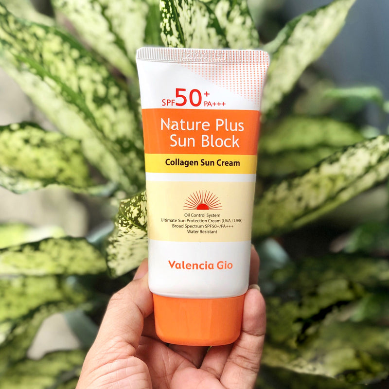 Valencia Gio Nature Plus Sun Block SPF50+ PA+++ (70ml)