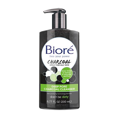 Biore Deep Pore Charcoal Cleanser 200ml