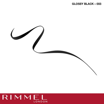 Rimmel London Exaggerate Waterproof Liquid Eyeliner - 003 Black