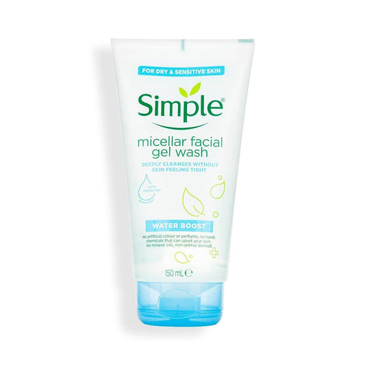 Simple Water Boost Micellar Facial Gel Wash - 150ml