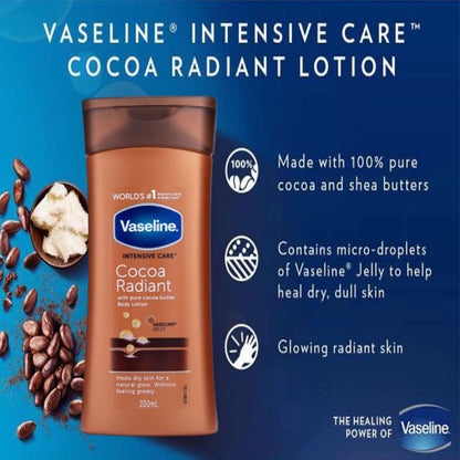 Vaseline Intensive Care Cocoa Radiant Body Lotion (200ml)